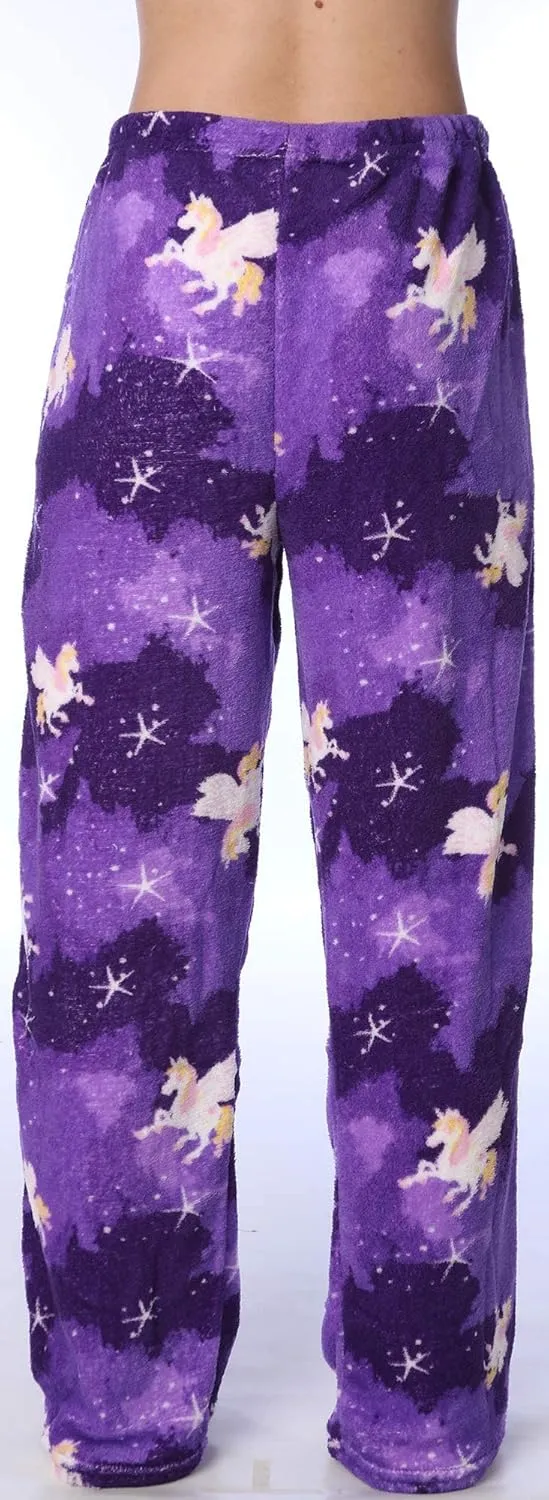 Active Club Womens Valentine Pajama Pants - Valentine PJ Fleece Lounge PJs for Women, Fun Cute Pajama Pants for Women