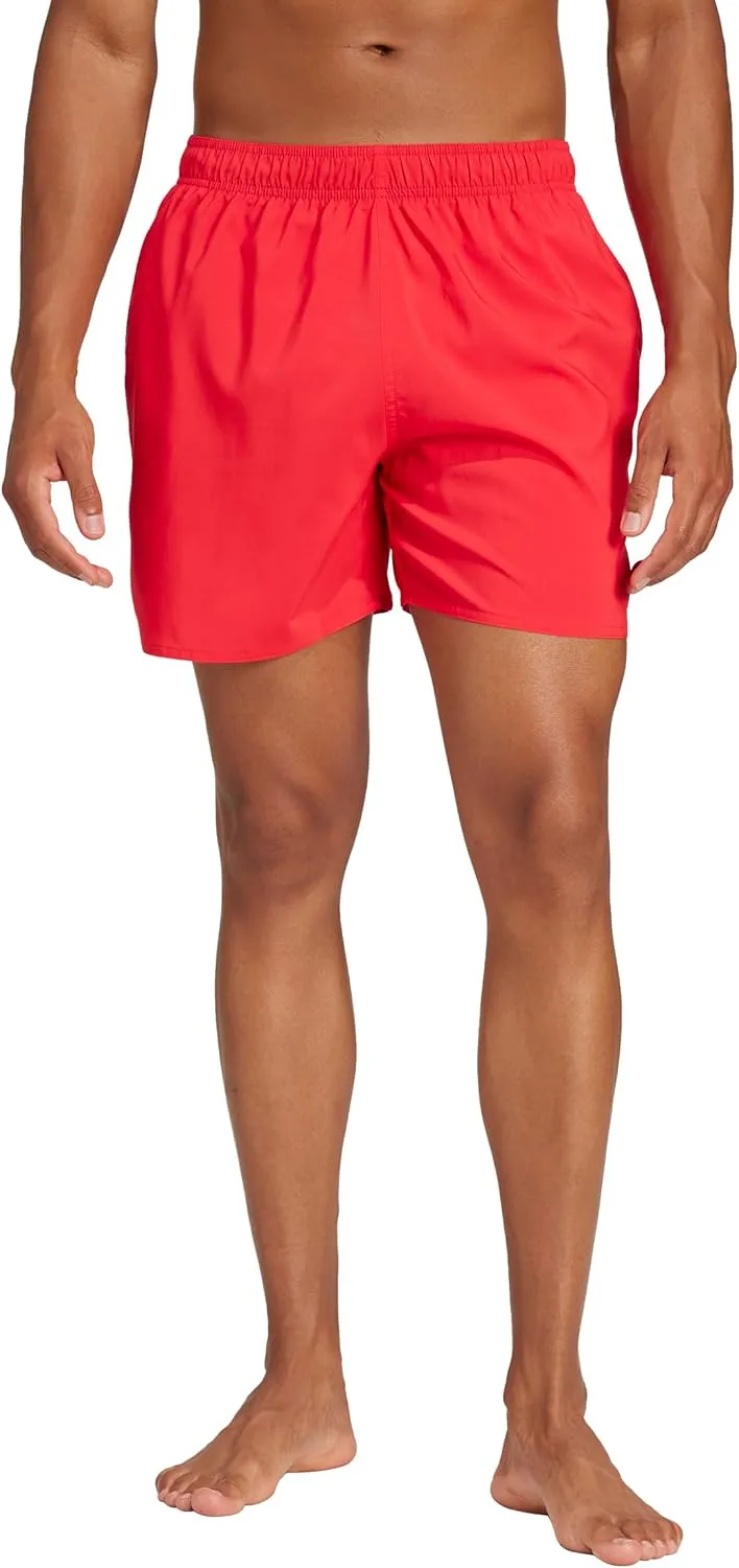 adidas Men's Solid CLX Length Swim Shorts