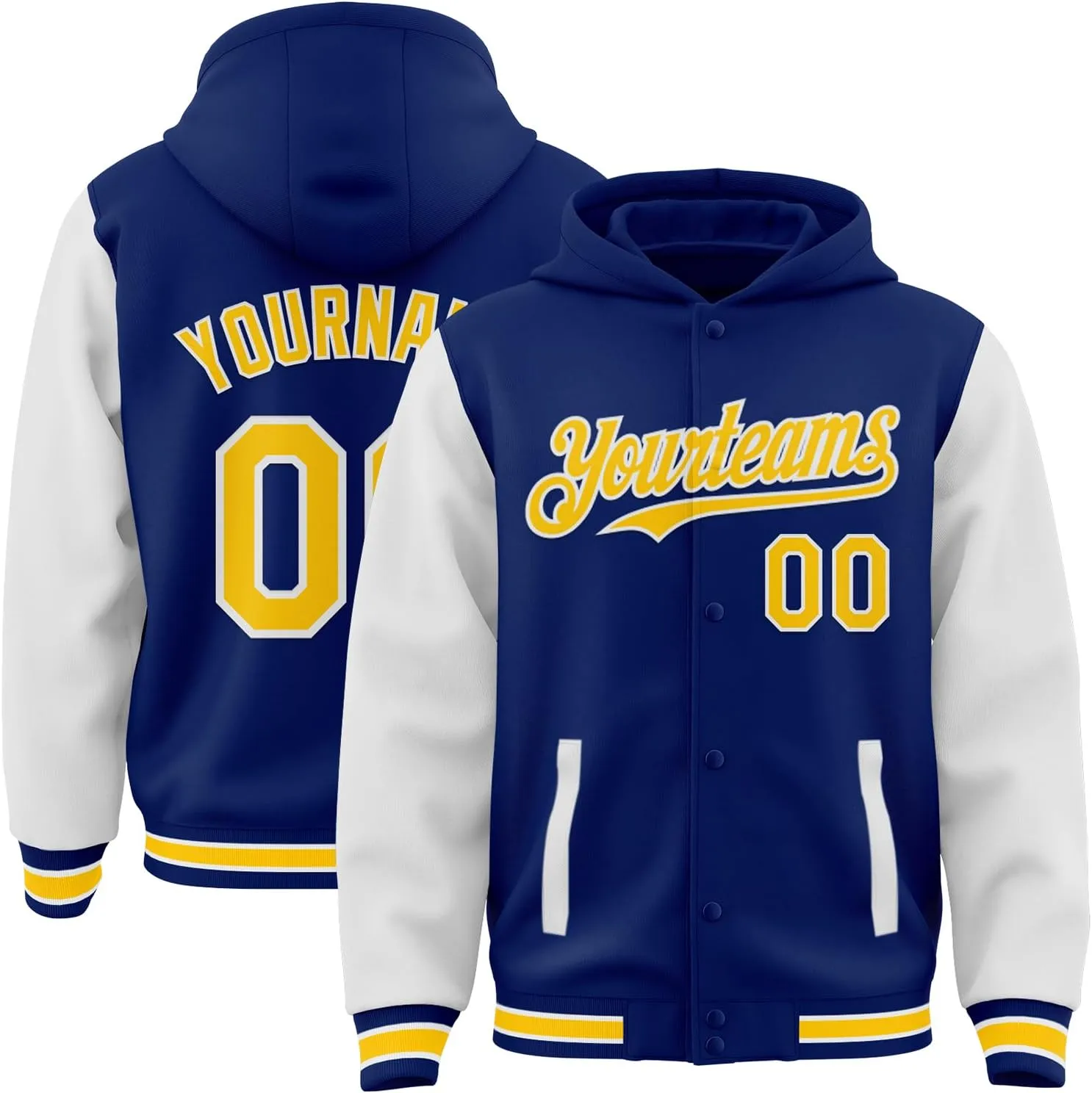 Adult Teens Kids Hoodies Jacket Customized Baseball Team Jerseys Personalized Varsity Leather Bomber Jacket