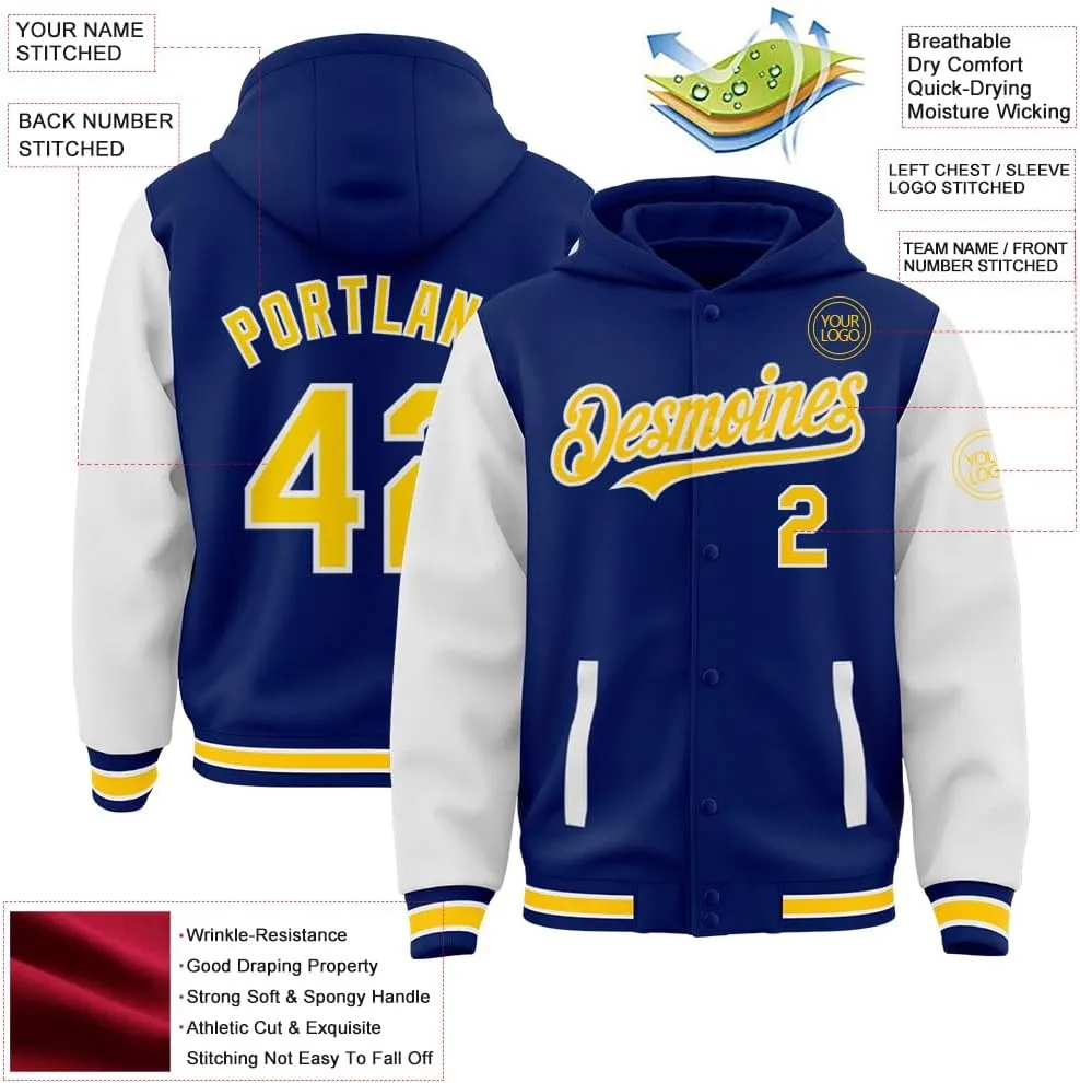 Adult Teens Kids Hoodies Jacket Customized Baseball Team Jerseys Personalized Varsity Leather Bomber Jacket
