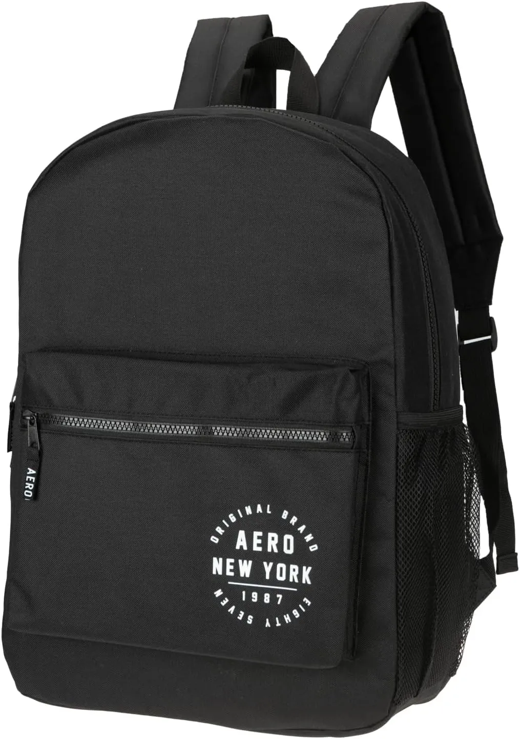 AEROPOSTALE Fieldtrip Unisex Backpack - AE Mens and Womens Bag for Everyday Use - Black
