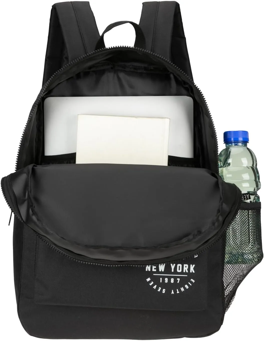 AEROPOSTALE Fieldtrip Unisex Backpack - AE Mens and Womens Bag for Everyday Use - Black