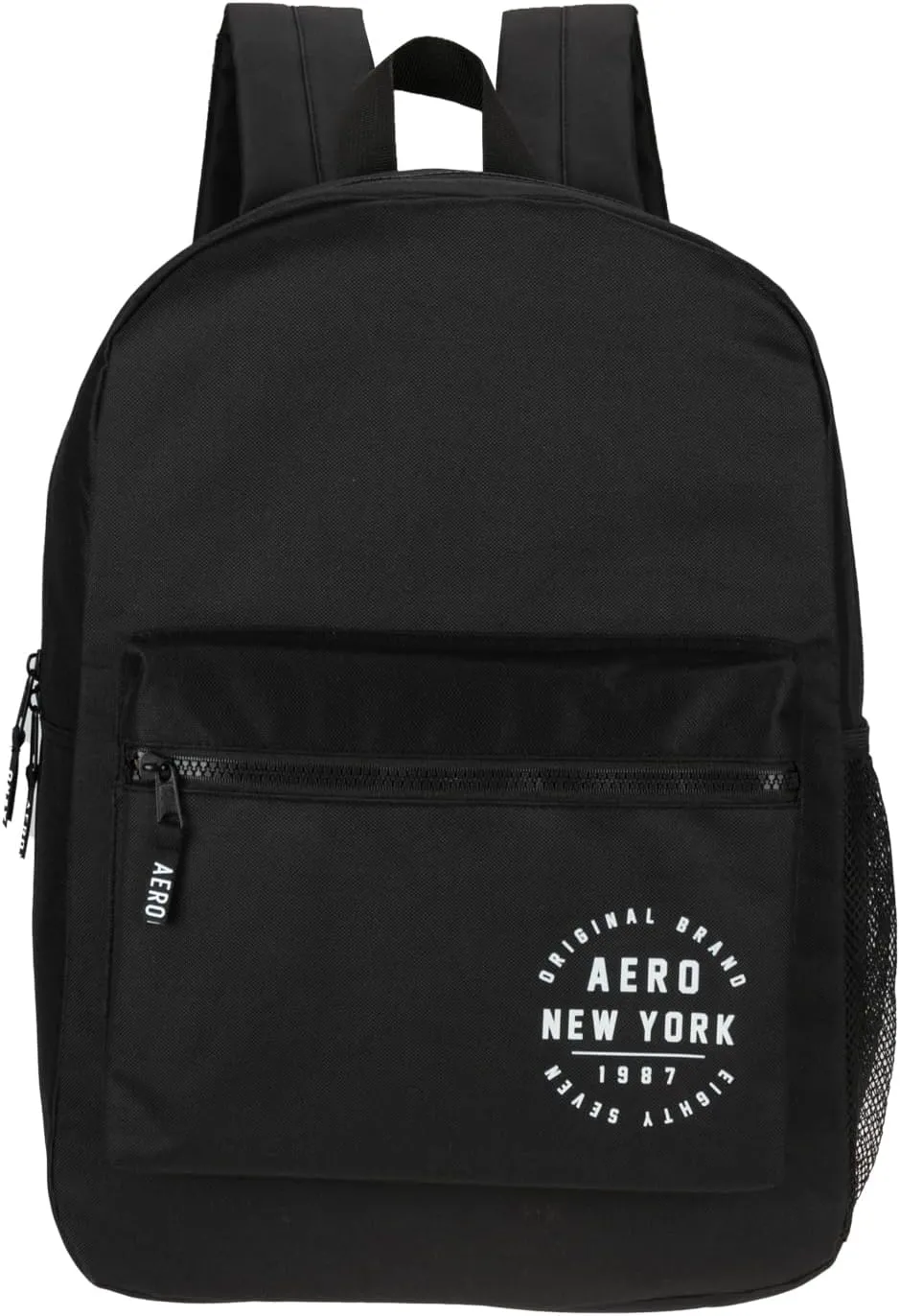AEROPOSTALE Fieldtrip Unisex Backpack - AE Mens and Womens Bag for Everyday Use - Black