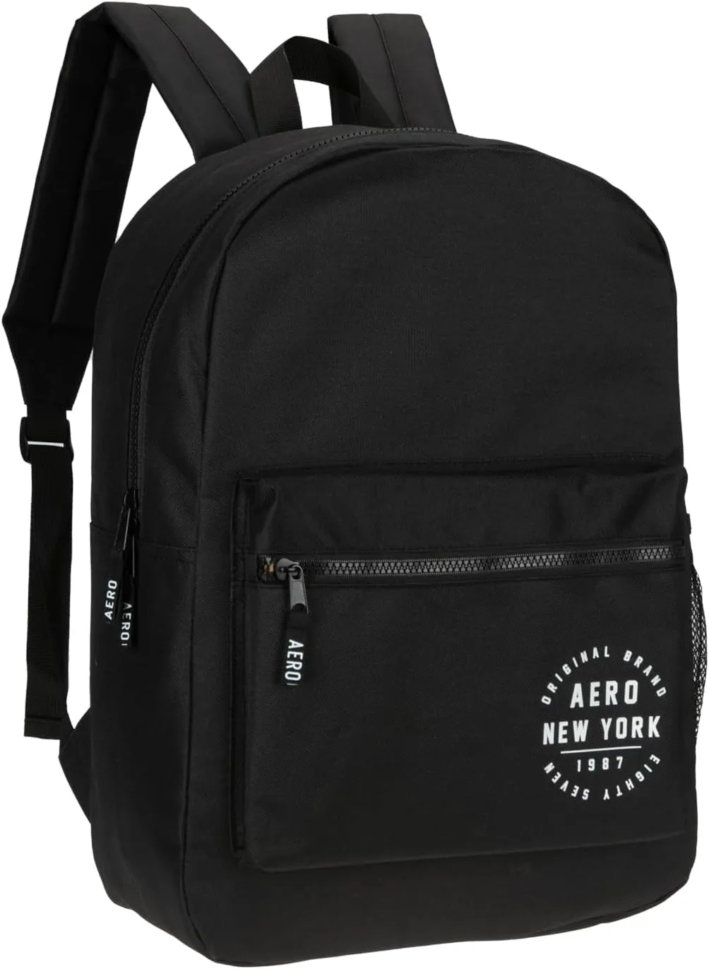 AEROPOSTALE Fieldtrip Unisex Backpack - AE Mens and Womens Bag for Everyday Use - Black