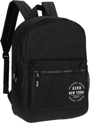 AEROPOSTALE Fieldtrip Unisex Backpack - AE Mens and Womens Bag for Everyday Use - Black