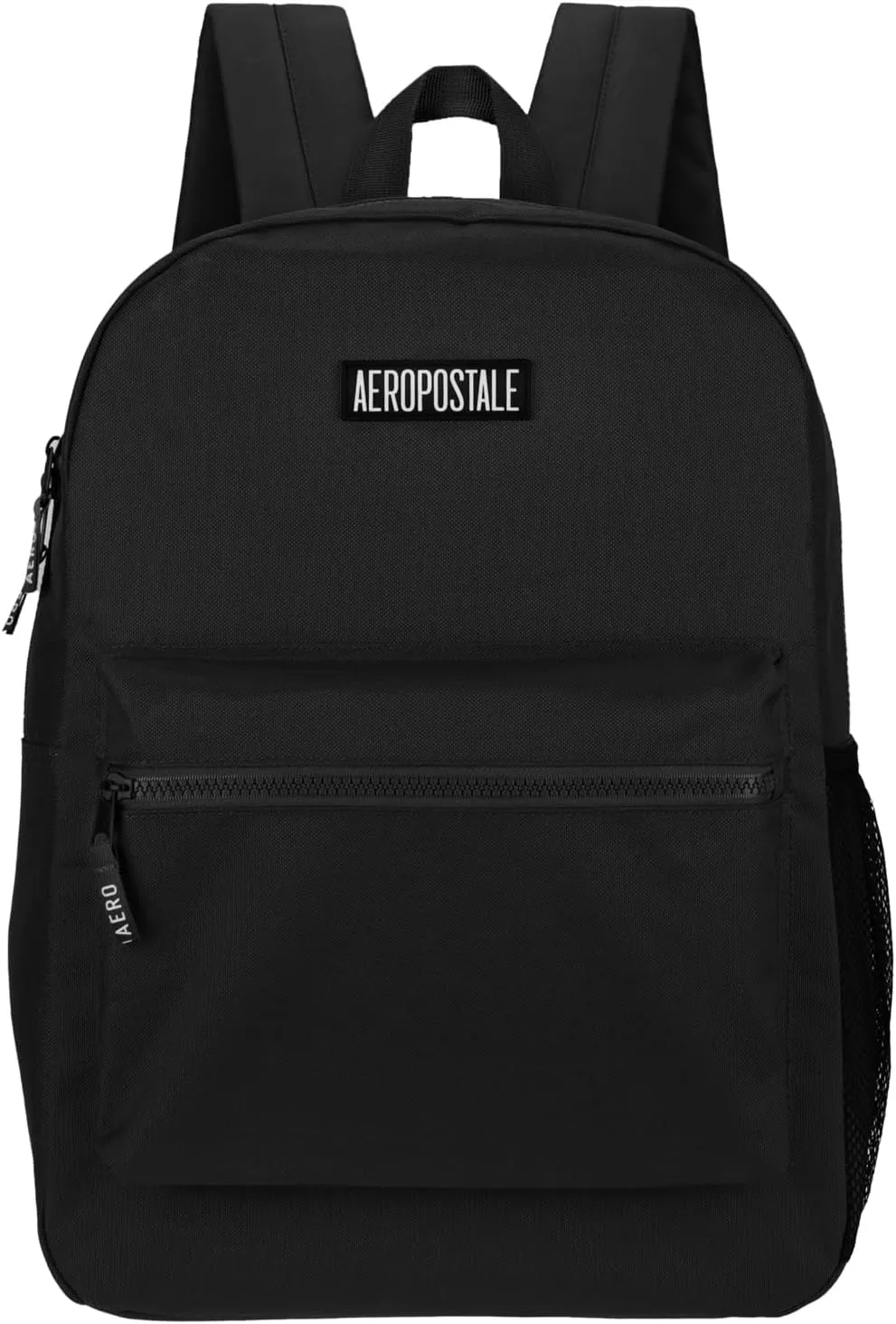 AEROPOSTALE Fieldtrip Unisex Backpack - AE Mens and Womens Bag for Everyday Use - Rubbler Patch Black