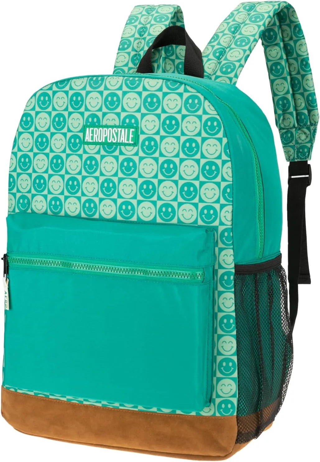 AEROPOSTALE Upgraded Fieldtrip Unisex Backpack - AE Mens and Womens Bag for Everyday Use (Be Happy Checker)