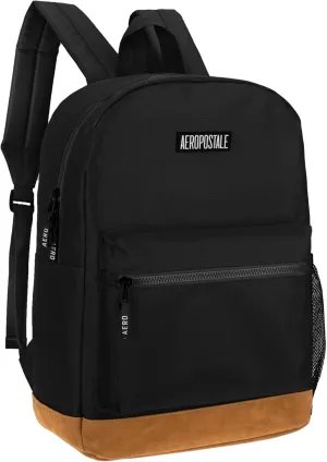 AEROPOSTALE Upgraded Fieldtrip Unisex Backpack - AE Mens and Womens Bag for Everyday Use (Black)