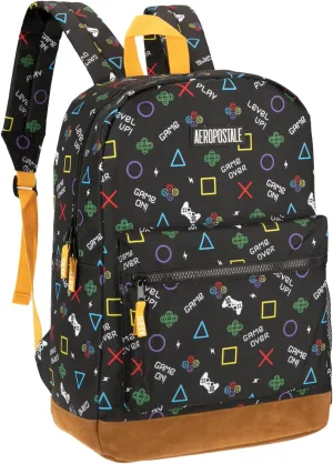 AEROPOSTALE Upgraded Fieldtrip Unisex Backpack - AE Mens and Womens Bag for Everyday Use (Gamer)