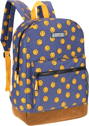 AEROPOSTALE Upgraded Fieldtrip Unisex Backpack - AE Mens and Womens Bag for Everyday Use (Happy Days)