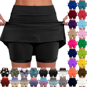 aihihe Pleated Skirts for Women Long Length Golf Shorts for Woman 5 Bike Shorts Women Plus Size