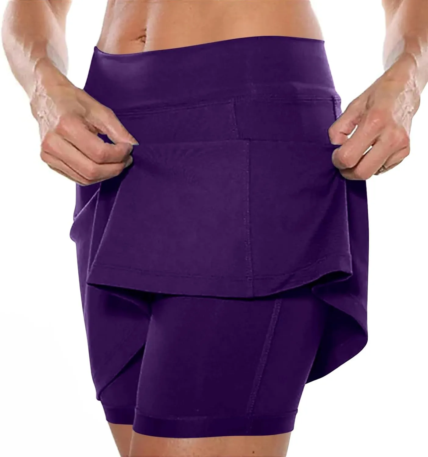aihihe Pleated Skirts for Women Long Length Golf Shorts for Woman 5 Bike Shorts Women Plus Size