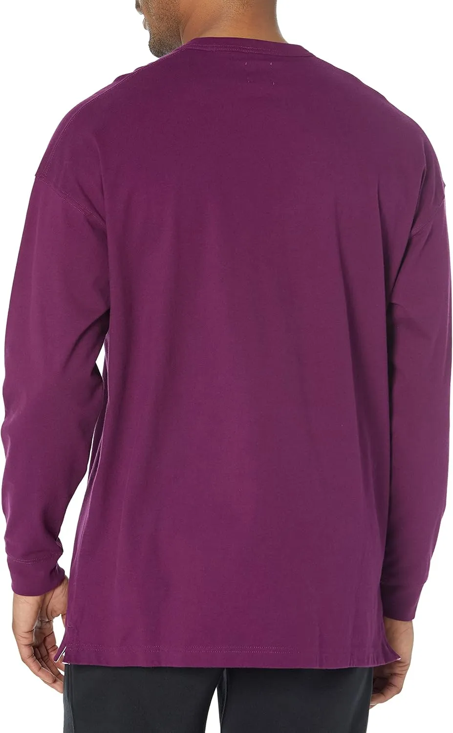 Amazon Aware Men's Oversized Heavyweight Cotton Long-Sleeve T-Shirt