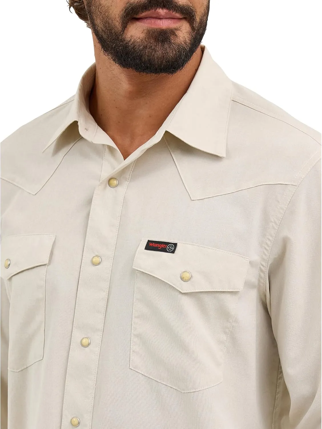 ATG by Wrangler Men's Western Drover Button-Down Shirt