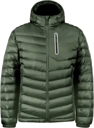 Bakery Men's Down Jacket Hooded Packable Down Puffer Jacket Lightweight Water-Resistant Insulated Down Jacket