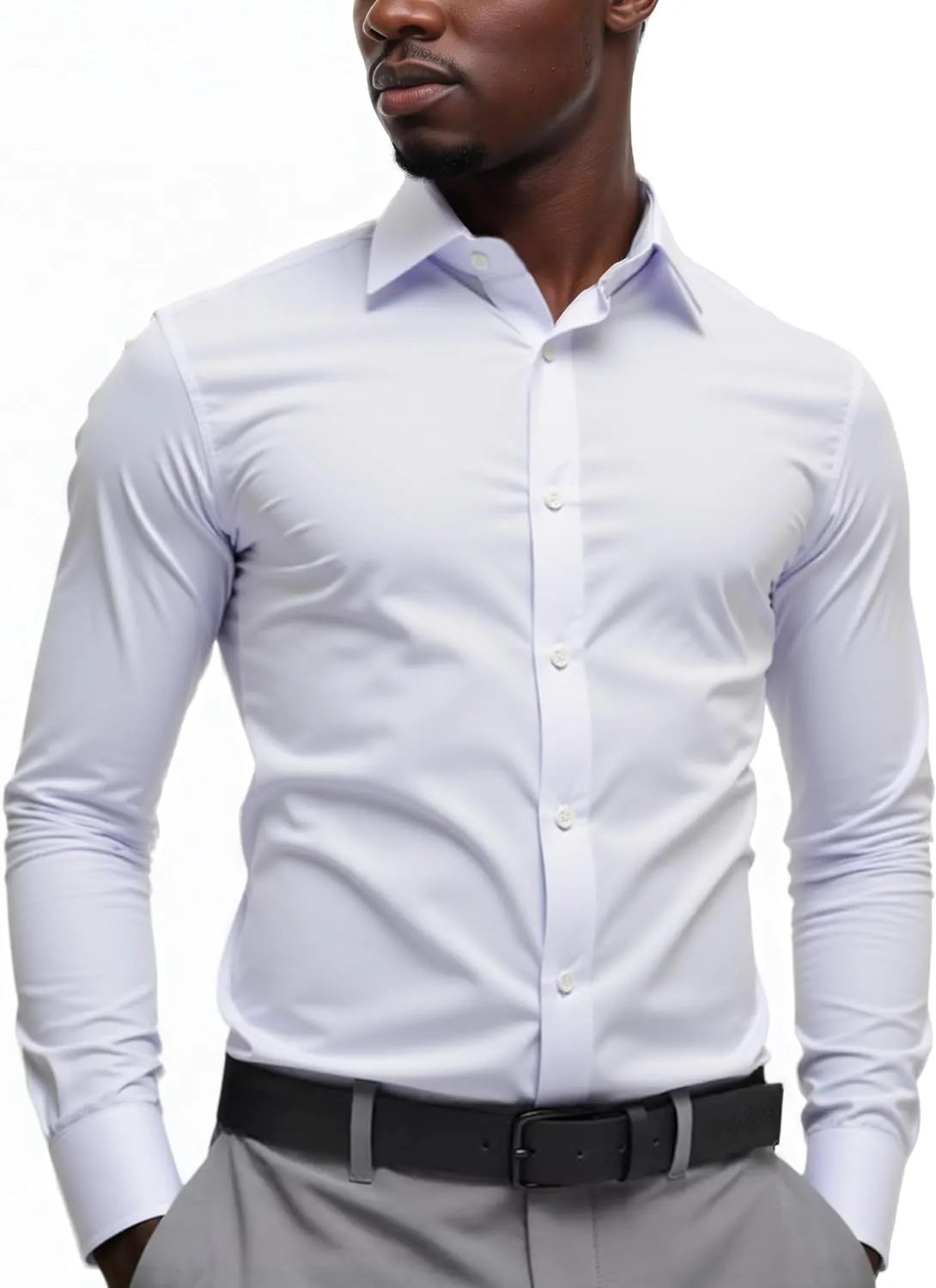 Beninos Men's Dress Shirts Casual Long Sleeve Button Down Shirt