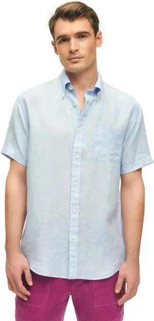 Brooks Brothers Men's Short Sleeve Button Down Sport Shirt
