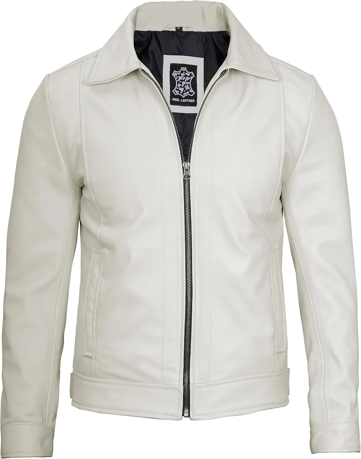 Brown Leather Jacket Men - Black Real Lambskin Mens Leather Jacket