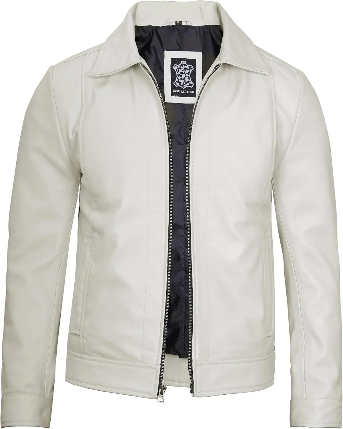 Brown Leather Jacket Men - Black Real Lambskin Mens Leather Jacket