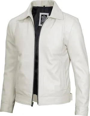 Brown Leather Jacket Men - Black Real Lambskin Mens Leather Jacket