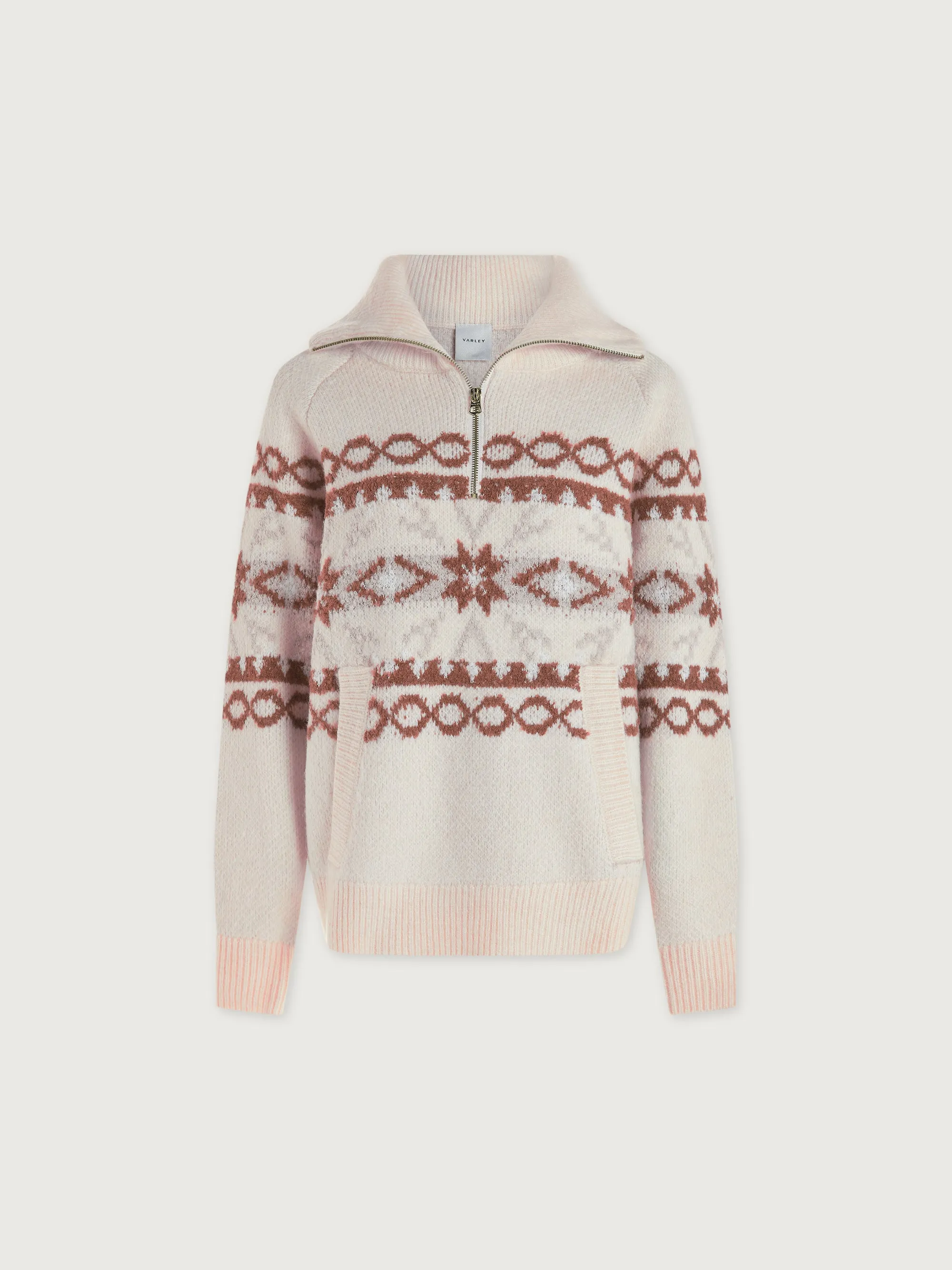 Cai Fairisle Half Zip