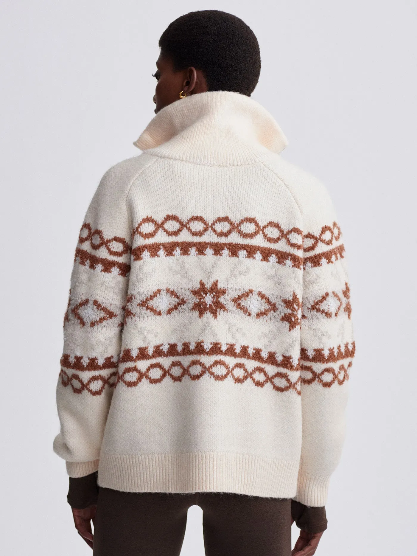 Cai Fairisle Half Zip