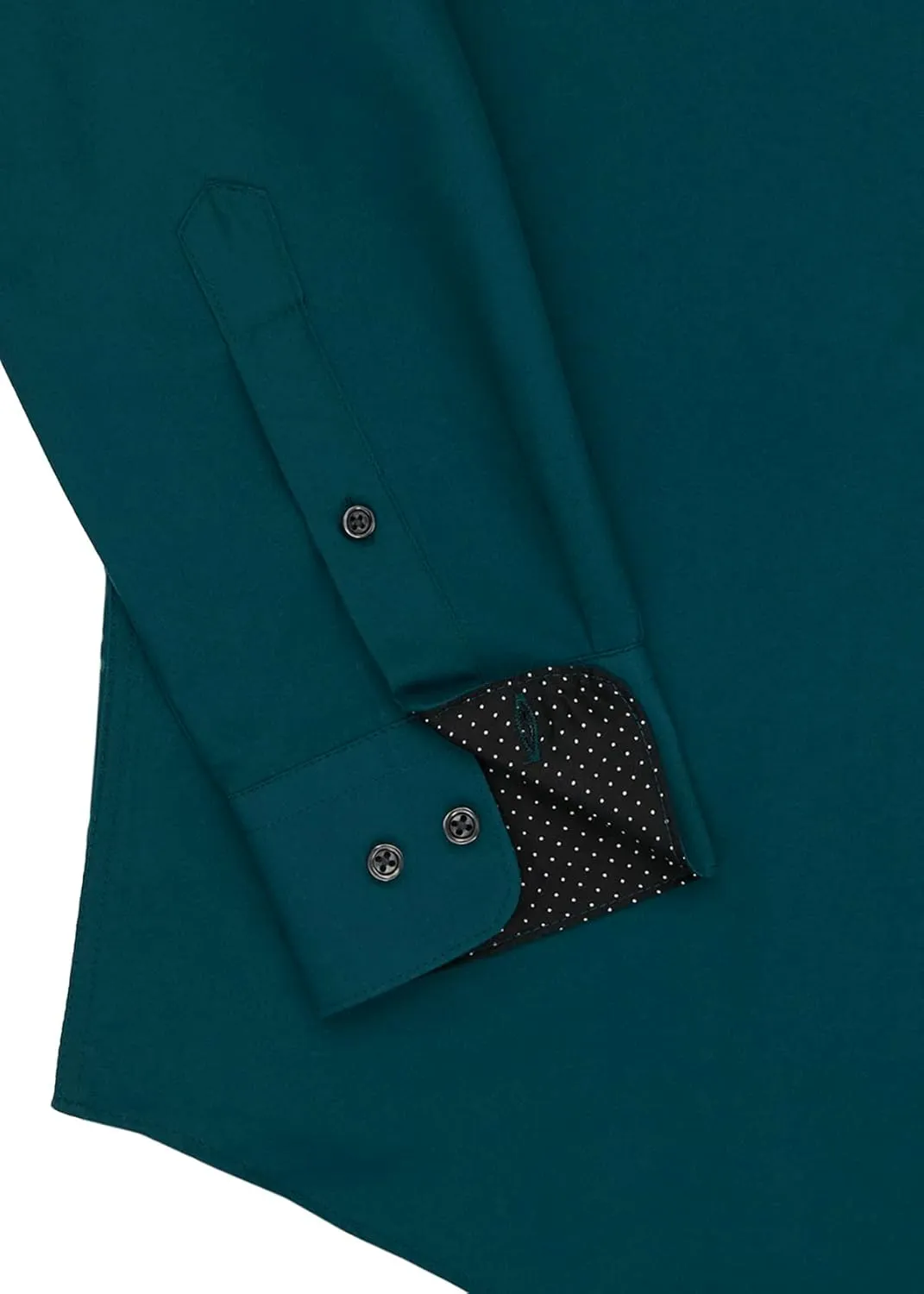 Calabrum Mens Long Sleeve Wrinkle Free Performance Dress Shirt
