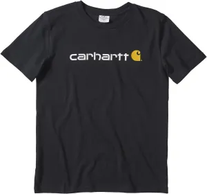 Carhartt Boys' Knit Short Sleeve Crewneck Logo T-Shirt