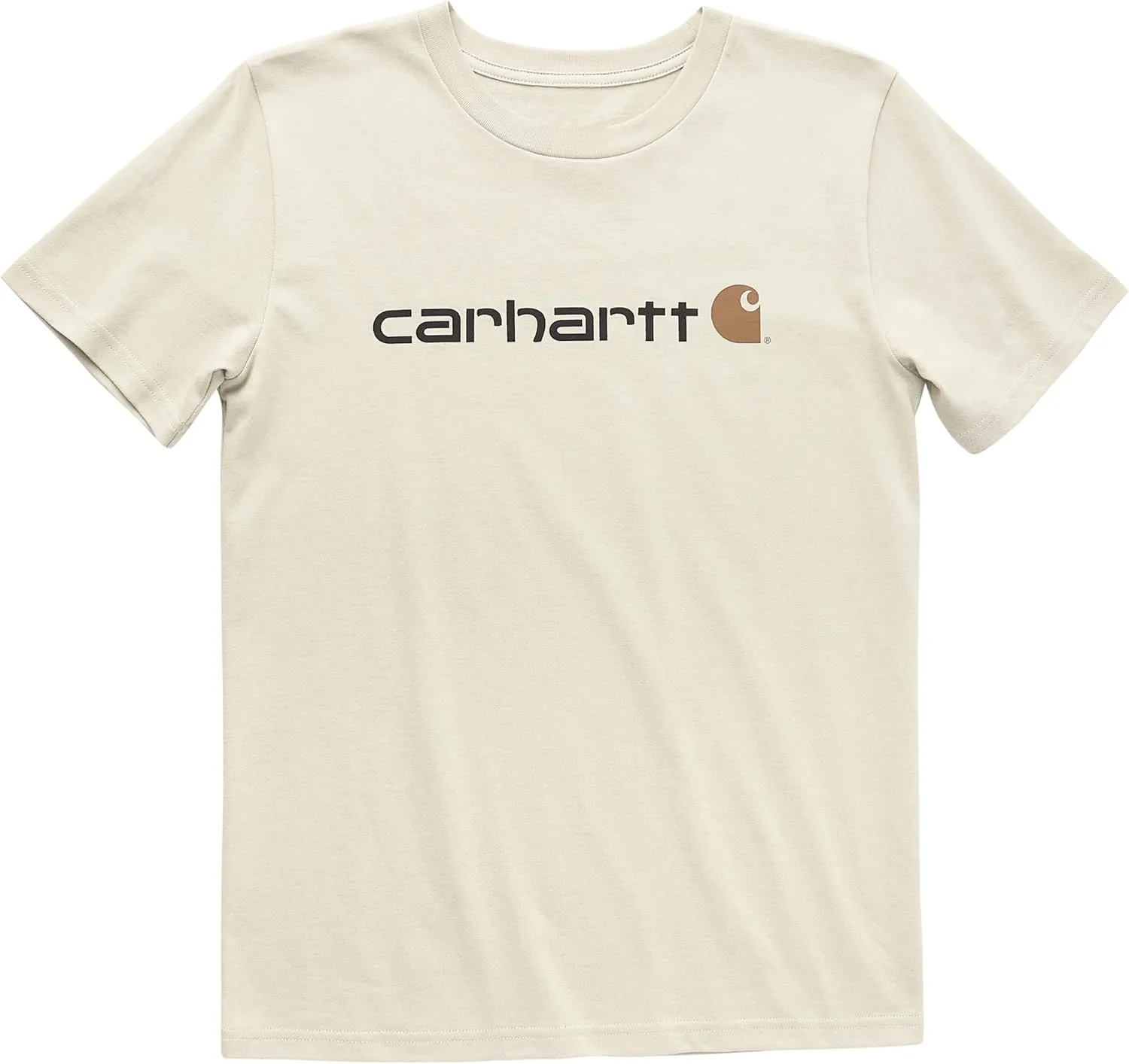 Carhartt Boys' Knit Short Sleeve Crewneck Logo T-Shirt