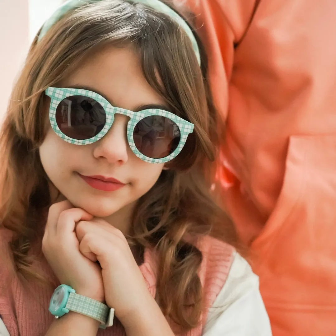 Classic Sunglasses, Fern Plaid