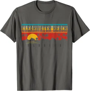 Clearwater Beach Florida FL Vintage Sunset Vacation T-Shirt
