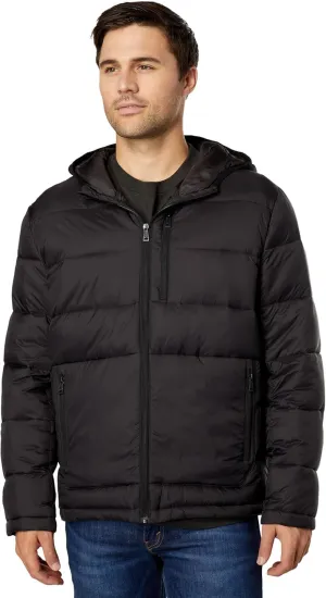 Cole Haan Men's Hooded Nylon Puffer Jacket