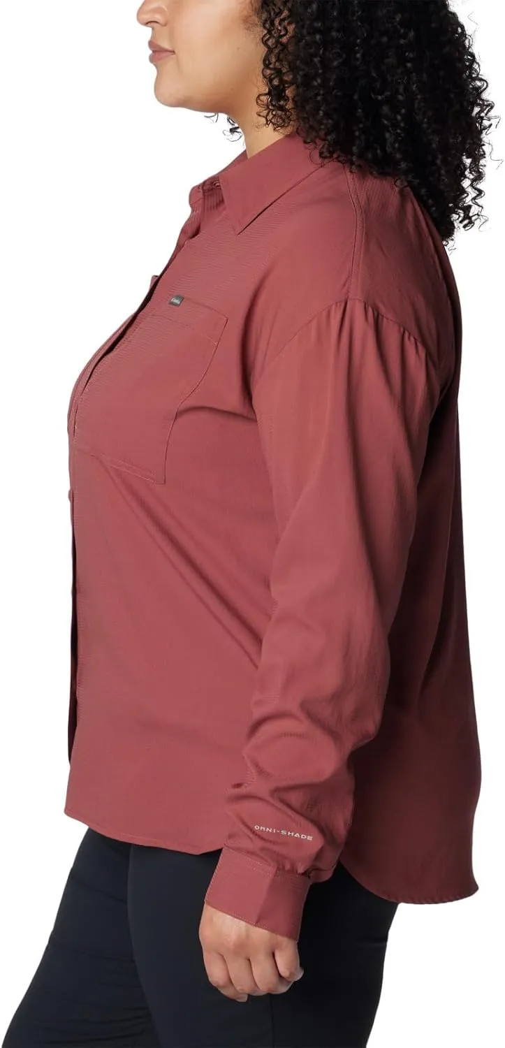 Columbia Women's Plus Size Silver Ridge Utility Long Sleeve Shirt