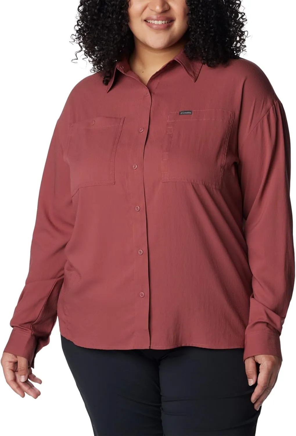 Columbia Women's Plus Size Silver Ridge Utility Long Sleeve Shirt