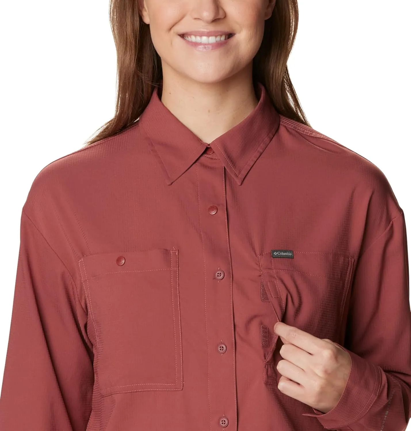 Columbia Women's Plus Size Silver Ridge Utility Long Sleeve Shirt