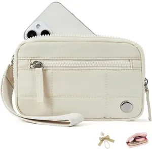 Convely Essential Wristlet, 2025 New Wristlet Wallets for Women, Wristlet Wallets with 3 Zipper Purse