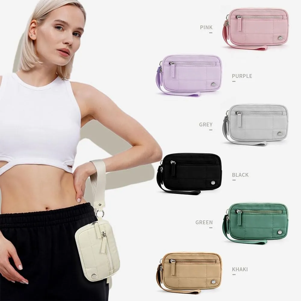 Convely Essential Wristlet, 2025 New Wristlet Wallets for Women, Wristlet Wallets with 3 Zipper Purse