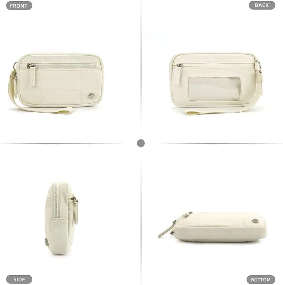 Convely Essential Wristlet, 2025 New Wristlet Wallets for Women, Wristlet Wallets with 3 Zipper Purse