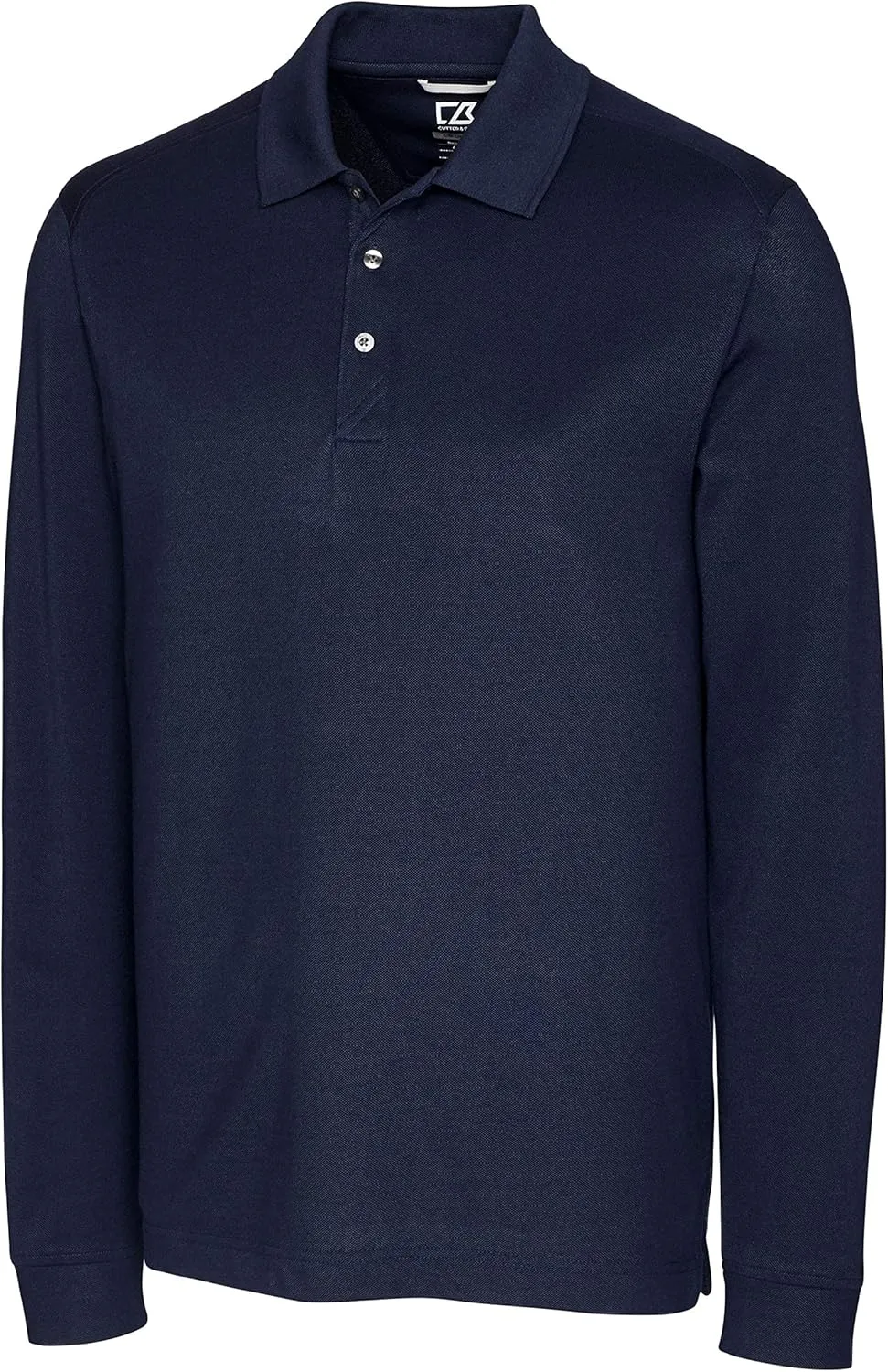 Cutter & Buck Men's 35 UPF, Long Sleeve Advantage Polo Shirt