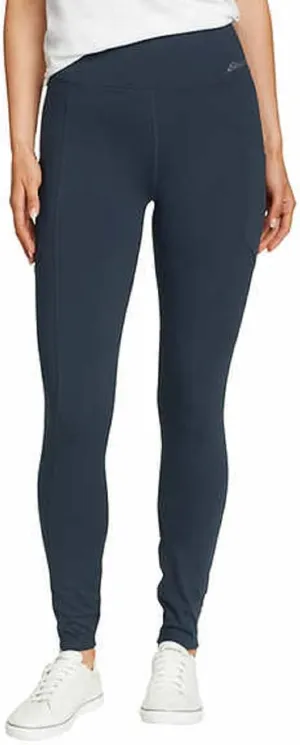 Eddie Bauer Women's Stretch Trail Tight (US, Alpha, Large, Regular, Regular, Blue)