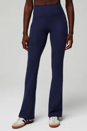 Fabletics Women's Oasis Pureluxe High-Waisted Kick Flare, Light Compression, Buttery Soft