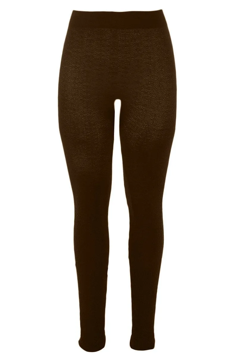 Floral Texture Leggings