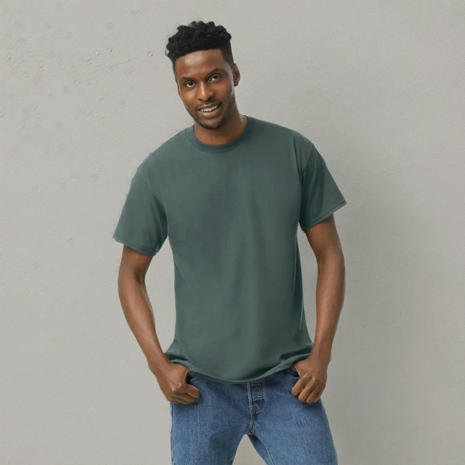 Gildan Unisex Adult Heavy Cotton T-Shirt, Style G5000, Multipack