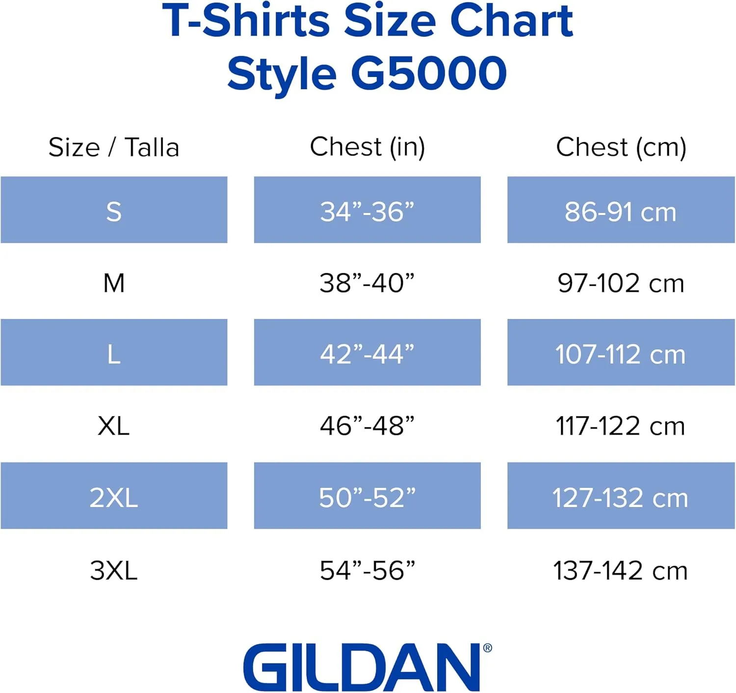 Gildan Unisex Adult Heavy Cotton T-Shirt, Style G5000, Multipack