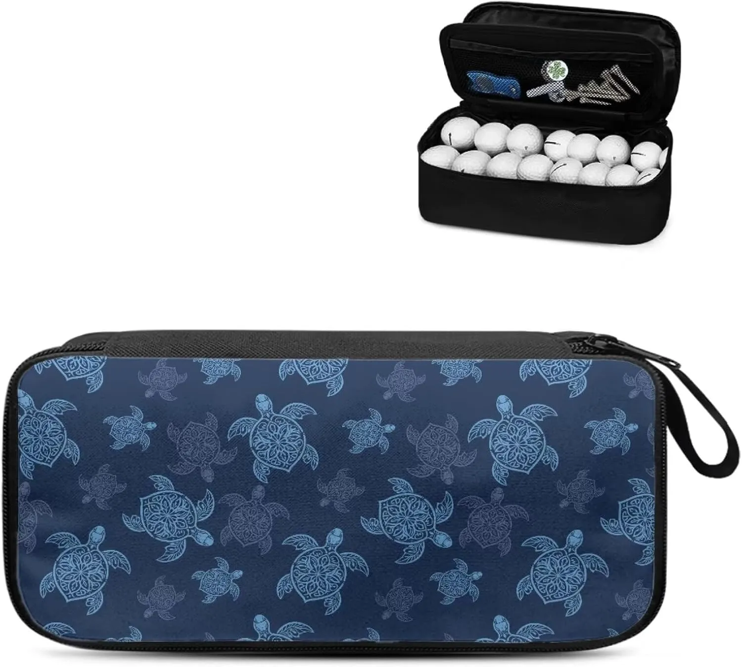 Golf Ball Bag Pouch, Golf Essentials Accessory Bag, Golf Valuables Pouch Golf Gifts for Men Golf Accessories Case Bag