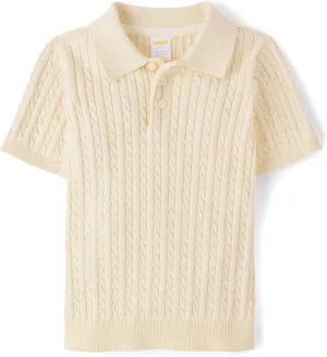 Gymboree boys And Toddler Short Sleeve Knit Sweater Polo Shirt