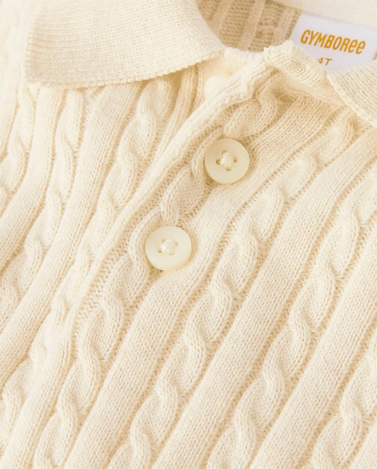 Gymboree boys And Toddler Short Sleeve Knit Sweater Polo Shirt