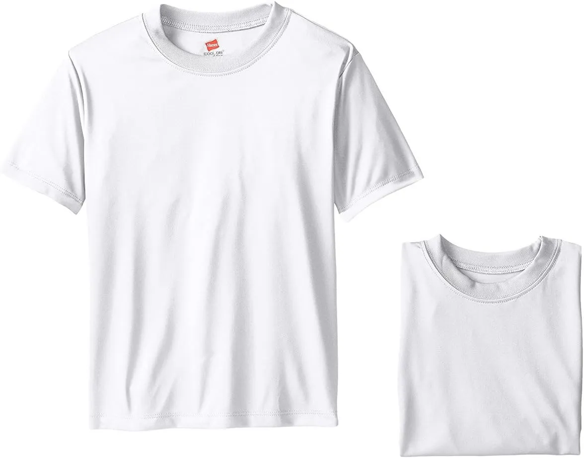 Hanes Boys' Cool Dri Performance T-Shirt Pack Of 3