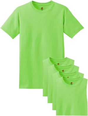 Hanes Ultimate Men's 5-Pack Tagless ComfortSoft Crewneck T-Shirt