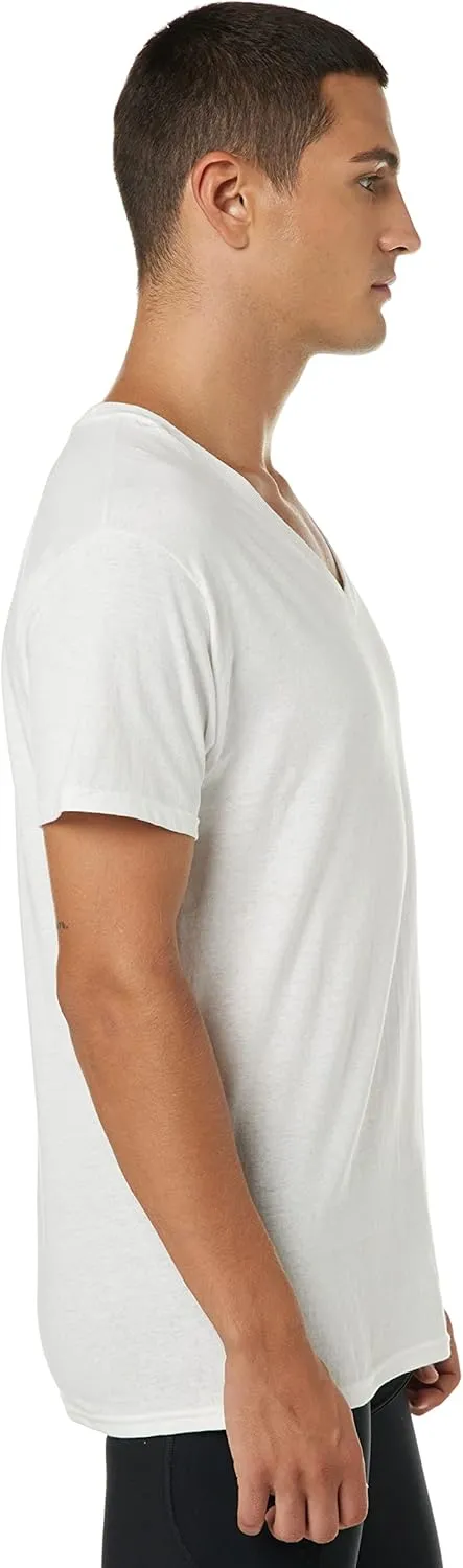 Hanes Ultimate Men's 6-Pack Best V-Neck T-Shirt
